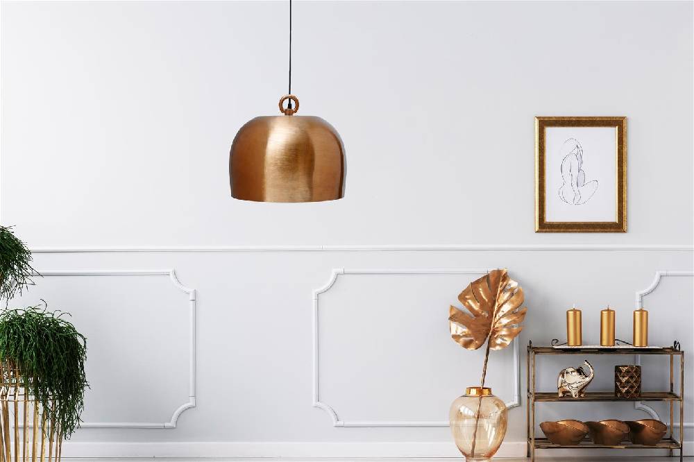 Kayoom Hängelampe Art Deco 325 Kupfer Exklusivangebot