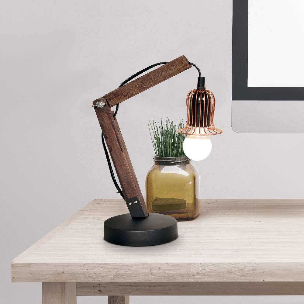 Kayoom Tischlampe Rossa II Kupfer 50% Rabatt mit kostenlosem Versand