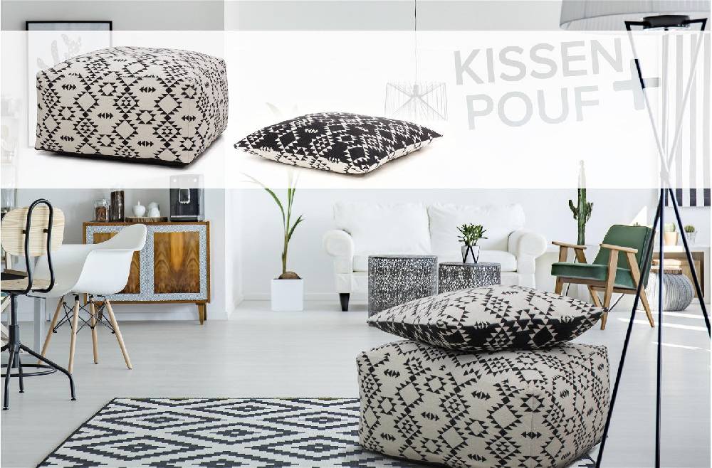 Kayoom Unwind Pouf & Cushion Set 160 Auslauf