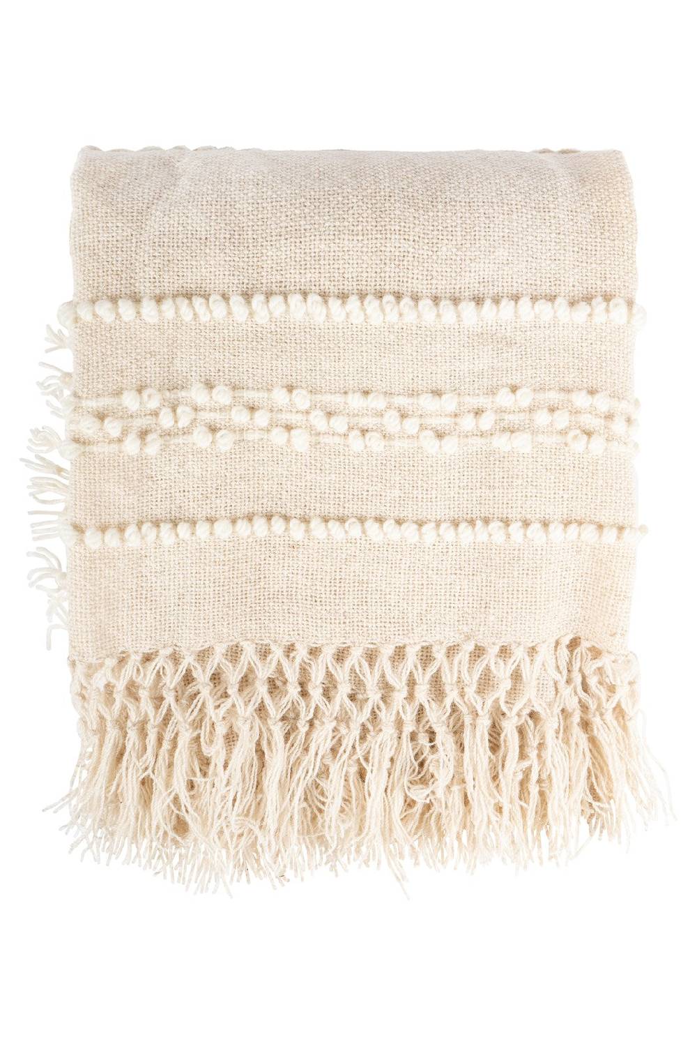 Kayoom Decke Bohist 325 Natural im Angebot