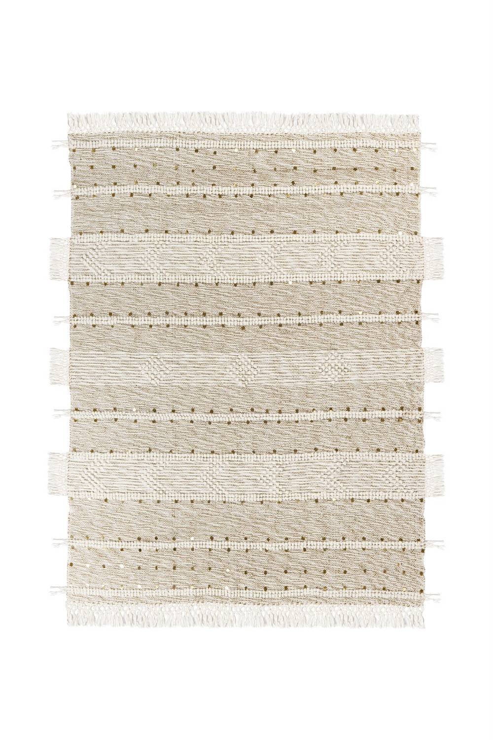 Kayoom Decke Bohist 425 Creme / Khaki