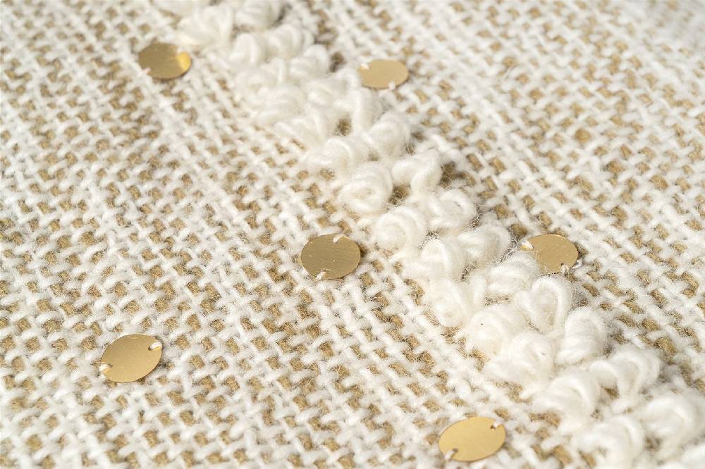 Kayoom Decke Bohist 425 Creme / Khaki Schlussverkauf