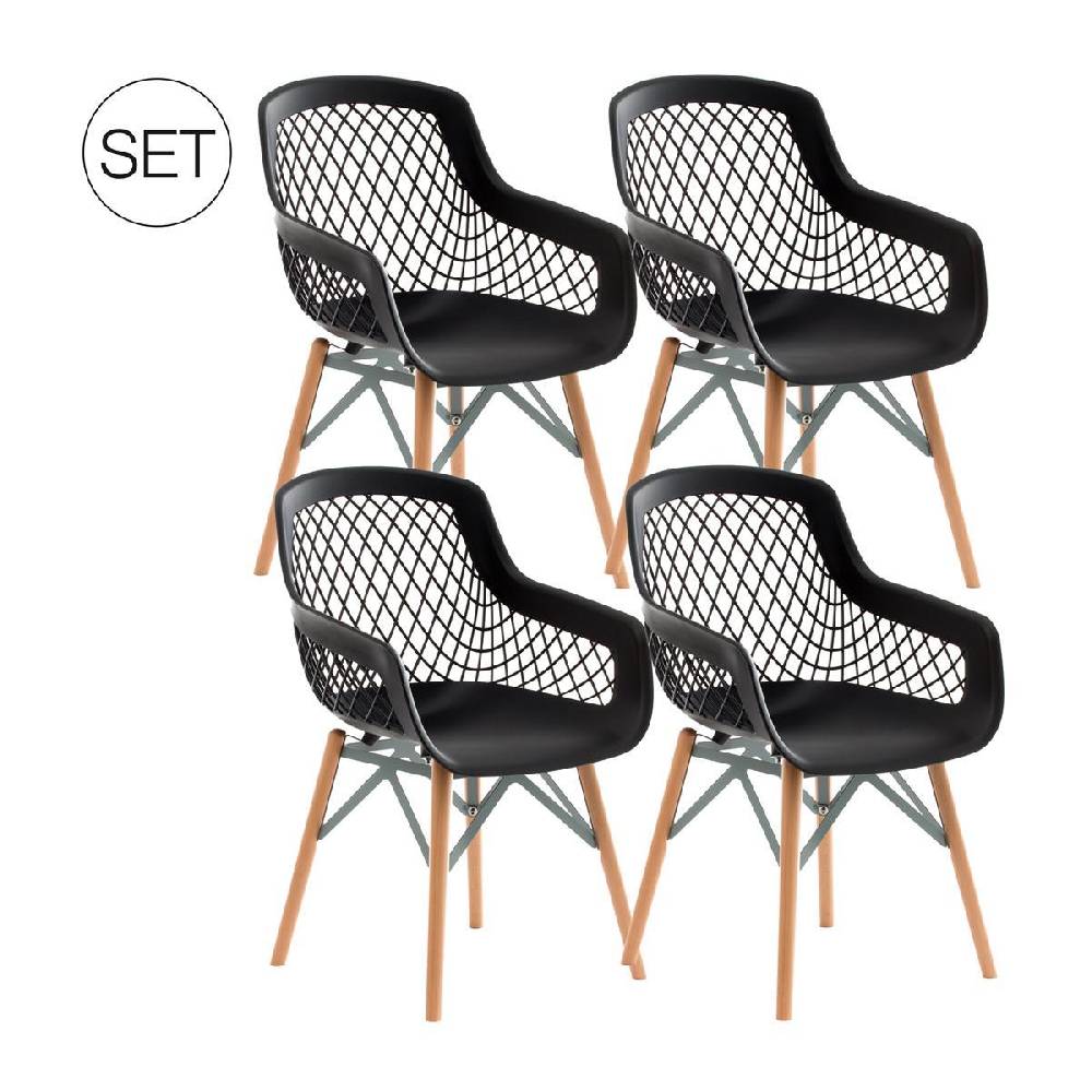 Kayoom Stuhl Pure Style 4er-Set Neuheiten