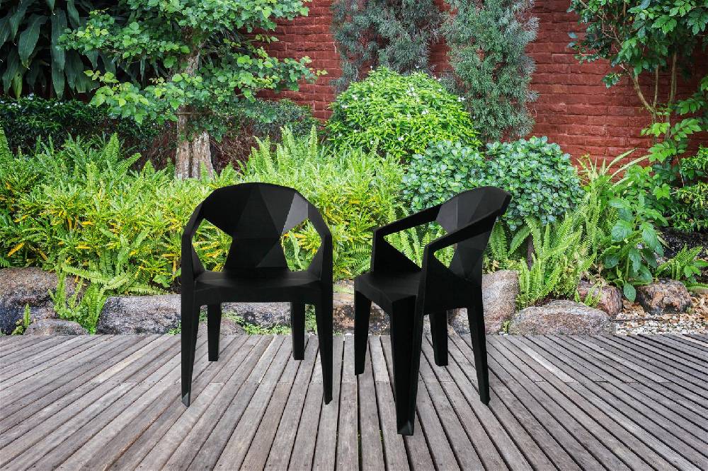 Kayoom Design-Stuhl Indoor / Outdoor - Stuhl Galerie 4er Set Kauf eins, bekomm eins gratis
