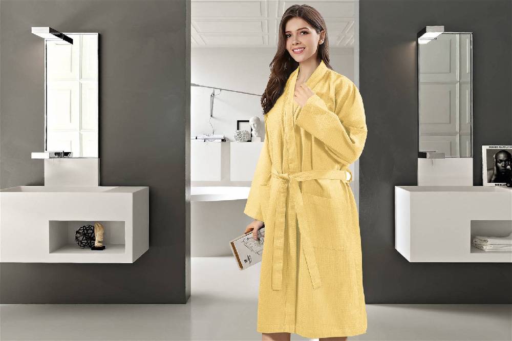 Kayoom Bademantel Carla 125 Gelb Speichern exportieren