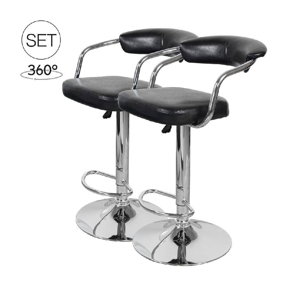 Kayoom Barstuhl Midnight 525 2er-Set