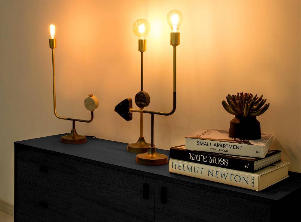 Kayoom Tischleuchte - Tischlampe Casey 287 Schwarz Online Shopping