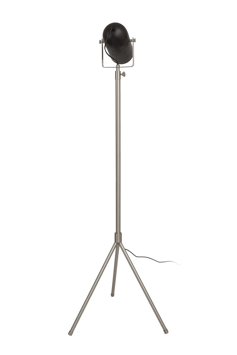 Kayoom Stehlampe Celeste 425 Schwarz / Silber Super Sparpreis