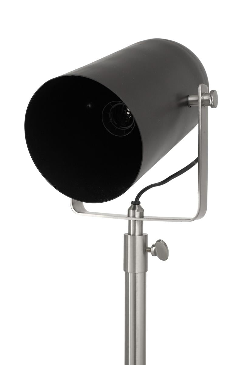 Kayoom Stehlampe Celeste 425 Schwarz / Silber Super Sparpreis