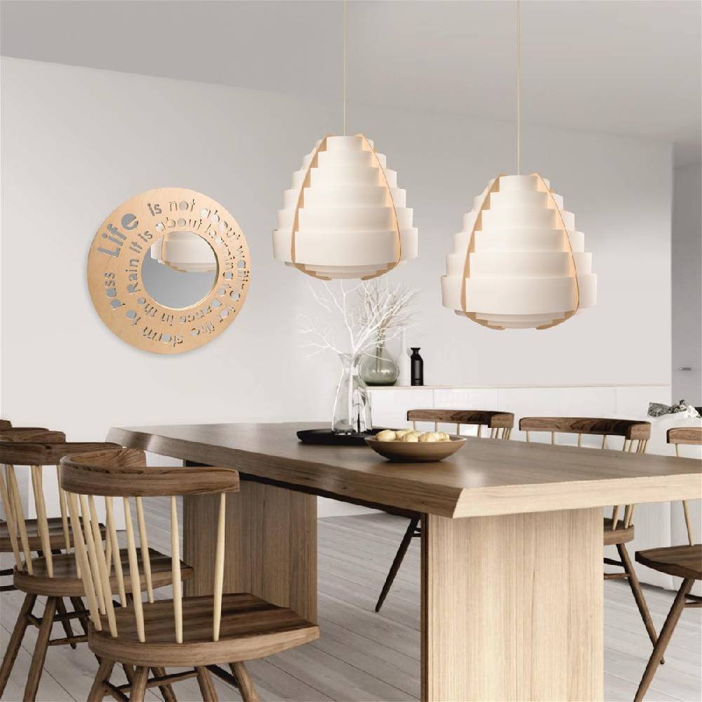 Kayoom Design-Hängelampe - Hängelampe Soleil 110 Weiß Bis zu 60% Rabatt