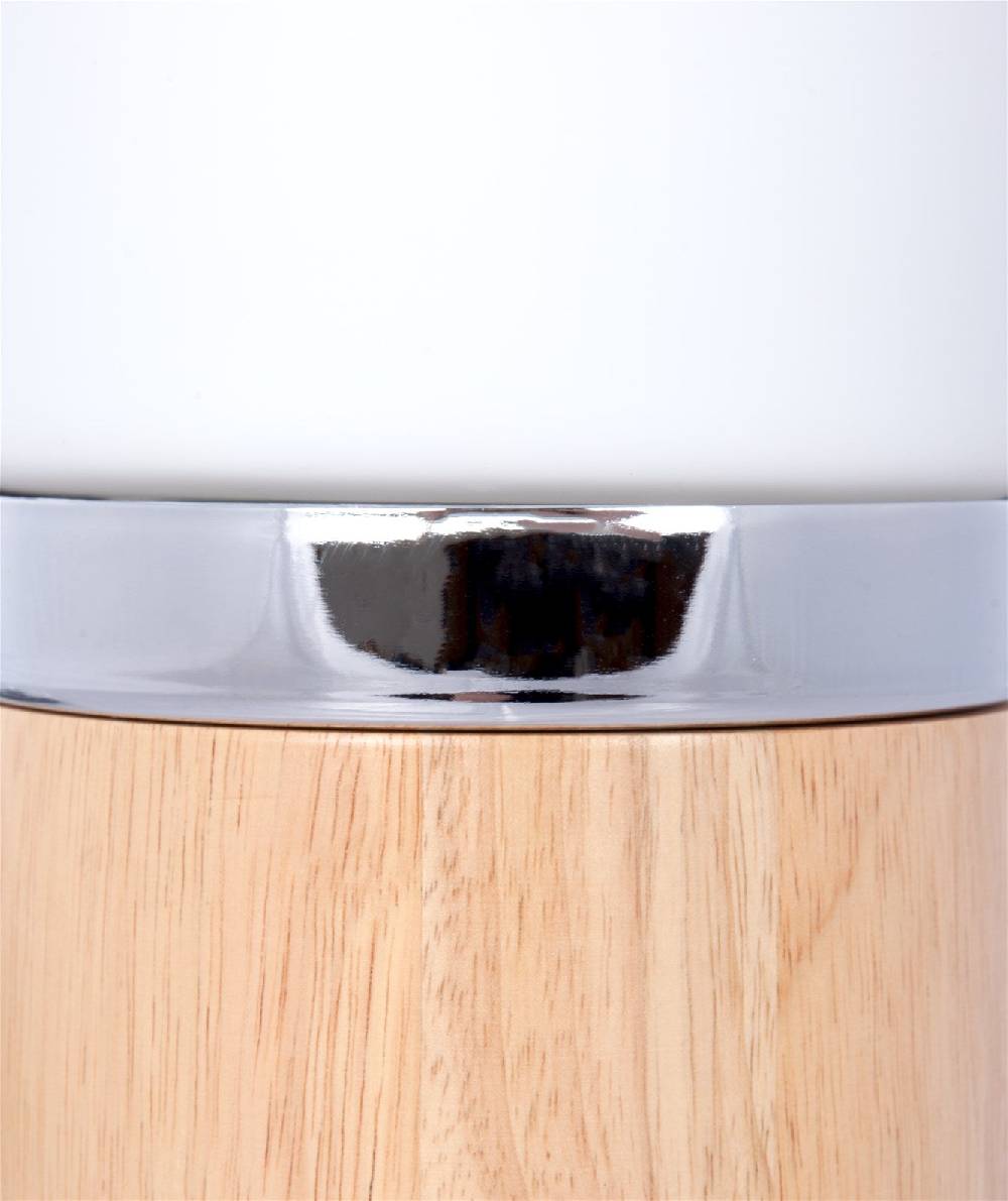 Kayoom Tischlampe Ganro 400 Weiß / Holz Bis zu 55% Rabatt