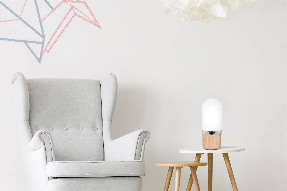 Kayoom Tischlampe Ganro 400 Weiß / Holz Bis zu 55% Rabatt