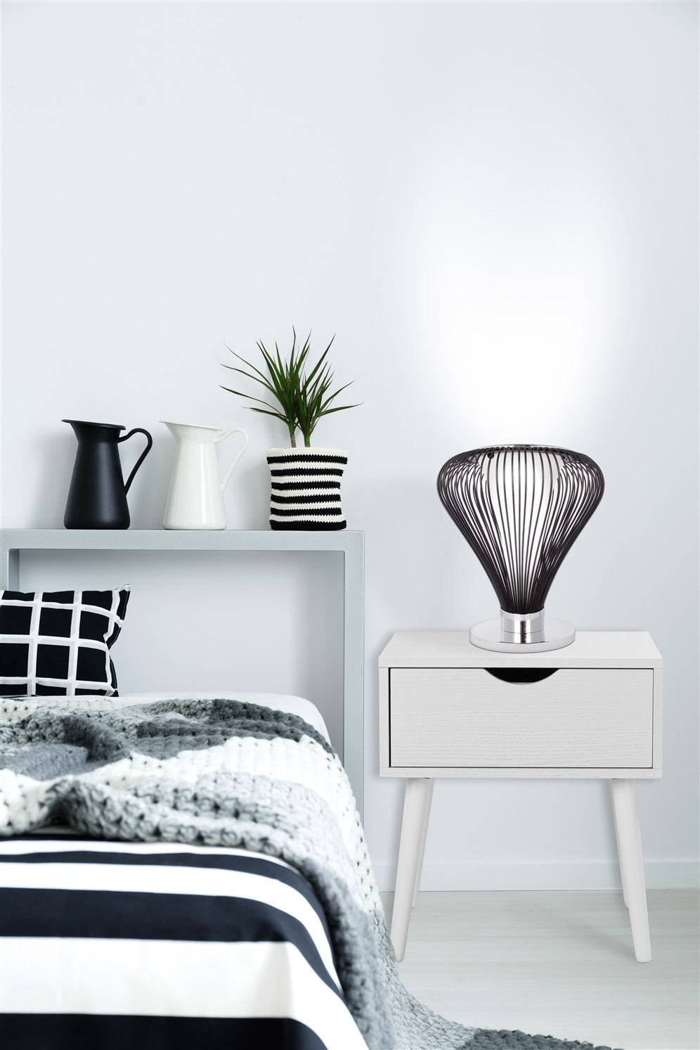 Kayoom Tischlampe Exota 810 Schwarz Nur noch ein Tag übrig
