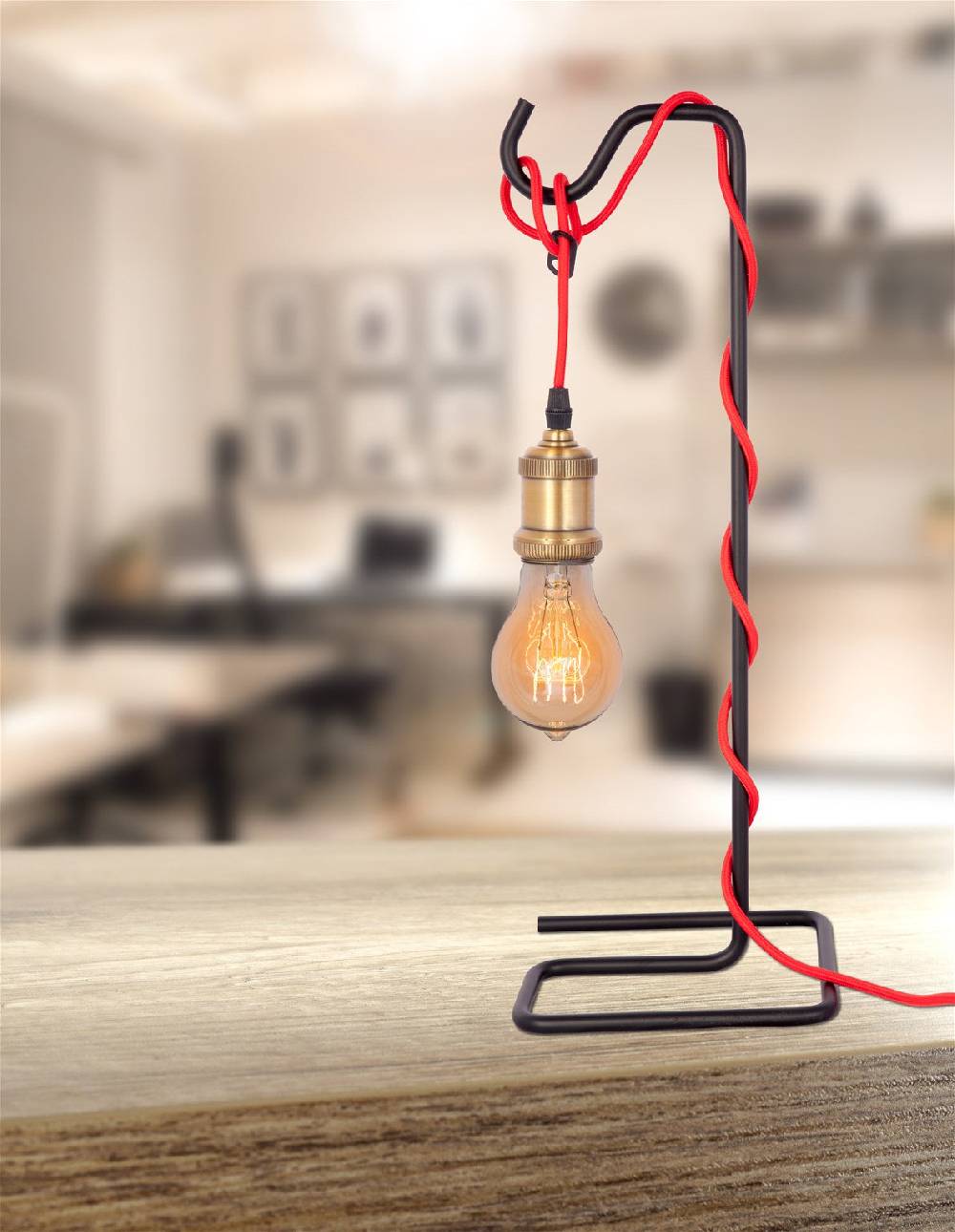 Kayoom Tischlampe Musium 810 Schwarz Black Friday Preise