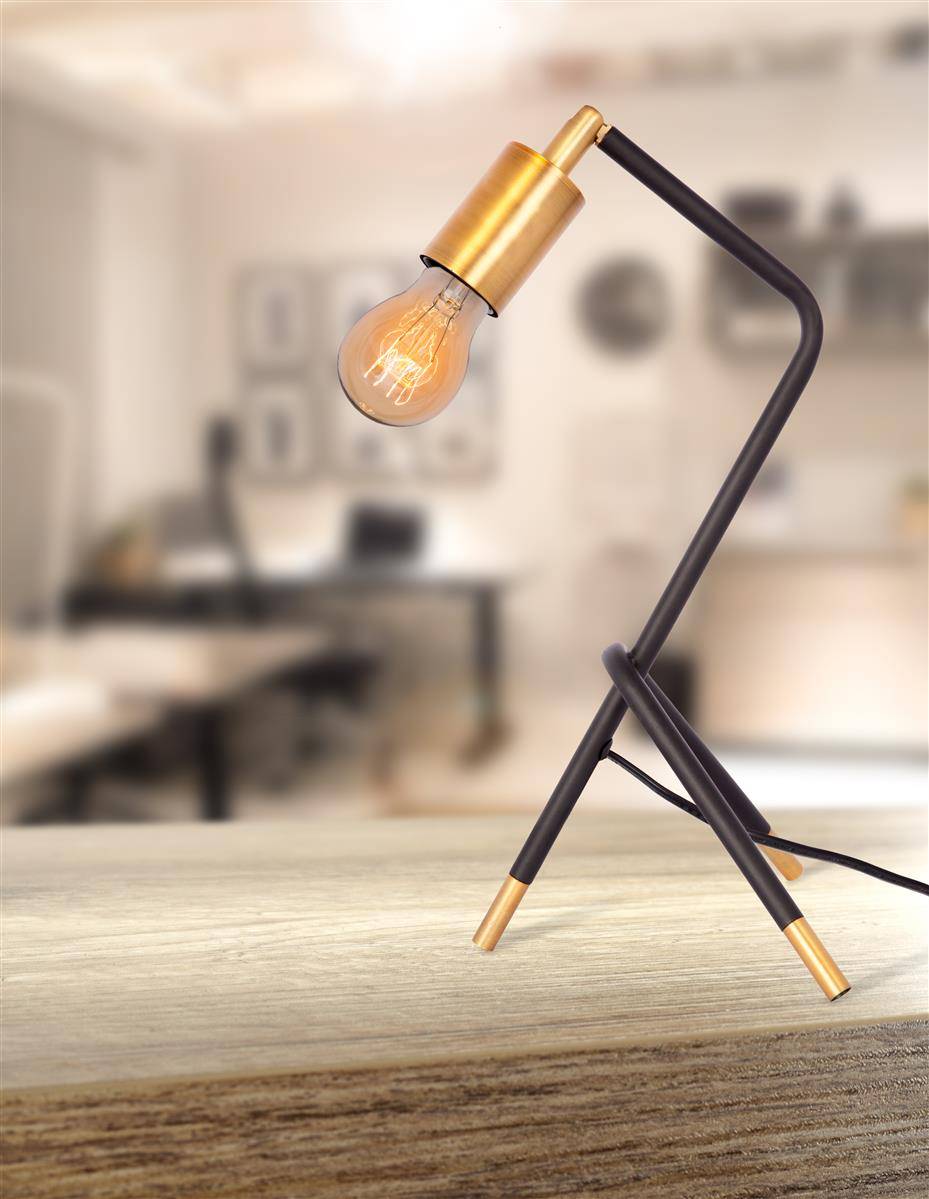Kayoom Tischlampe Samuri 1010 Schwarz Im Verkauf