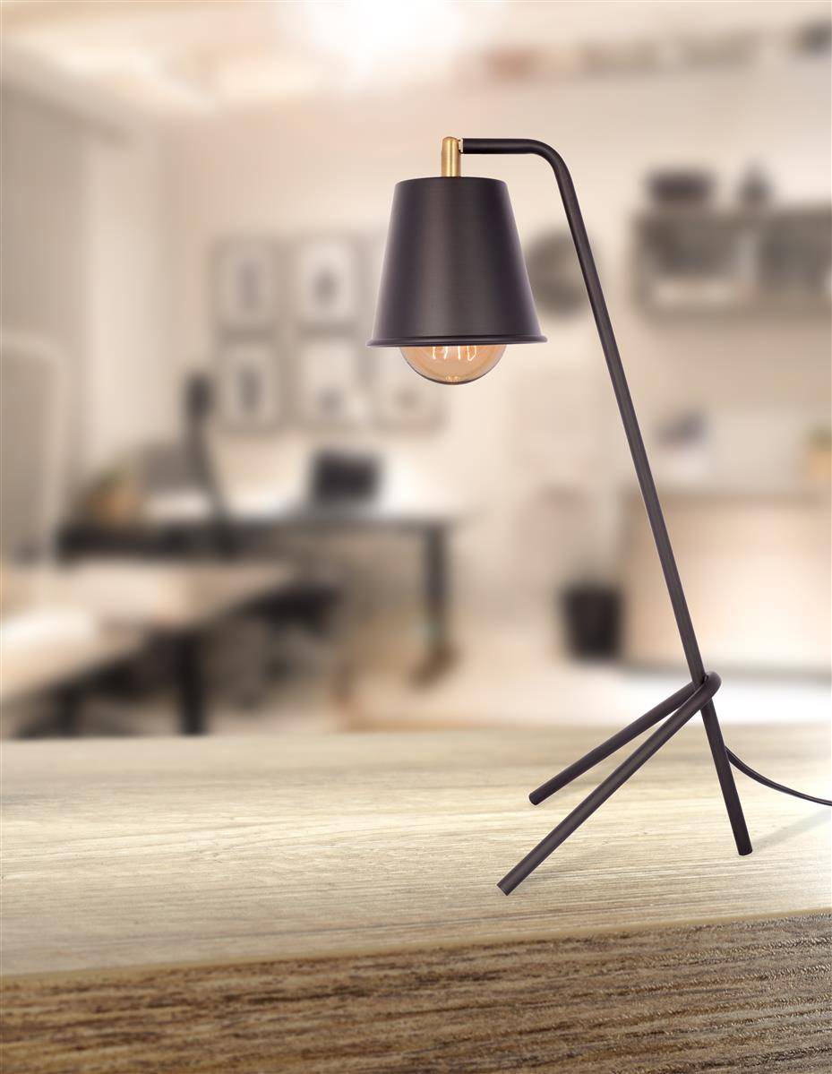 Kayoom Tischlampe Mariti 1110 Schwarz zollfrei