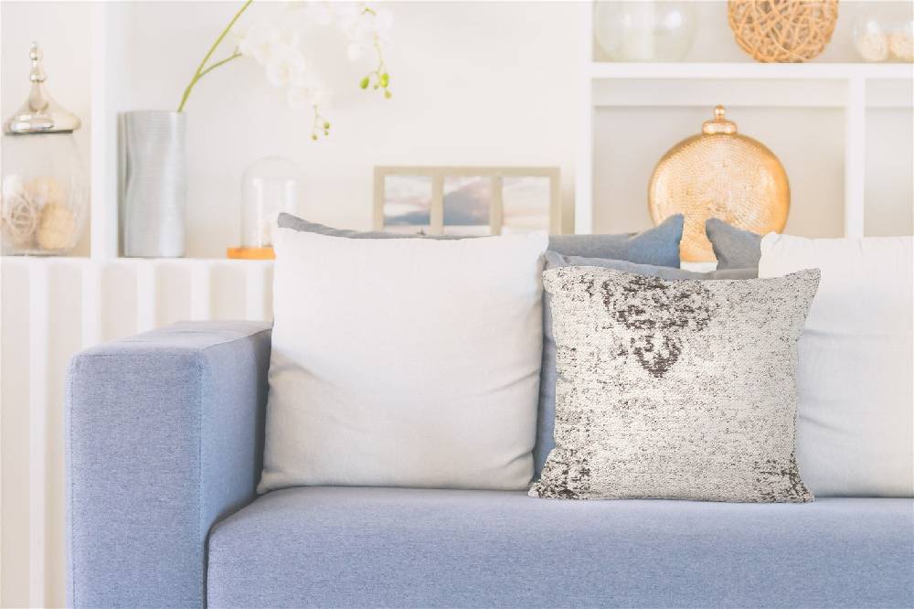 Kayoom Nostalgia Pillow 285 Anthrazit 40cm x 40cm Jubiläumsangebot