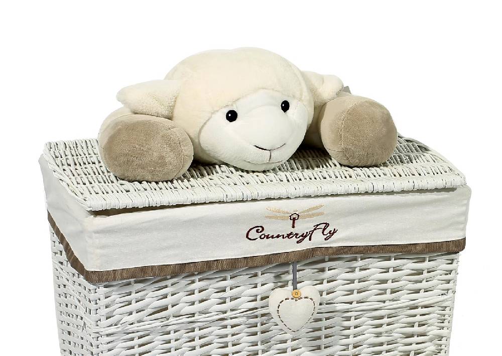 Kayoom Korb-Set Sheep I 202 Grau / Weiß im Angebot
