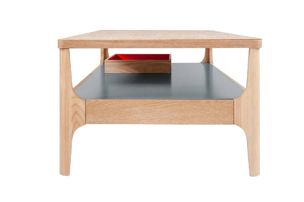 Kayoom Kaffeetisch Addison I Esche / Grau Begrenztes Angebot