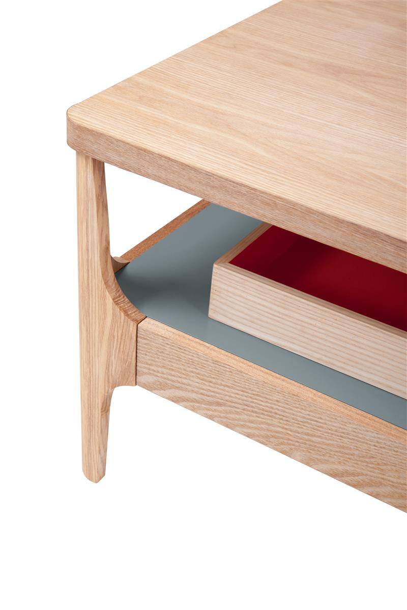 Kayoom Kaffeetisch Addison I Esche / Grau Begrenztes Angebot