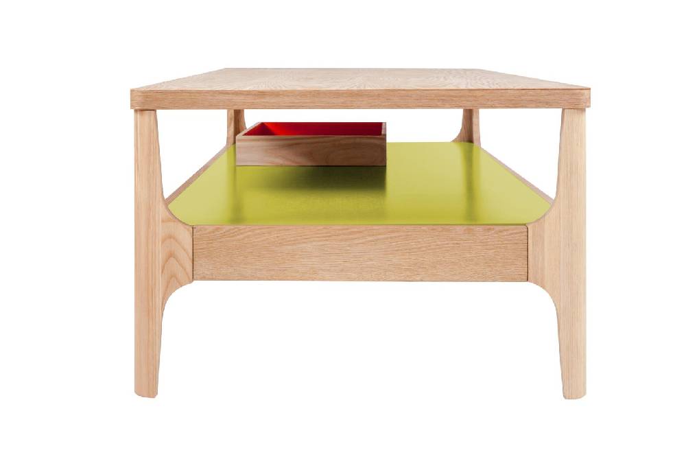 Kayoom Kaffeetisch Addison II Esche / Grün Online Shopping