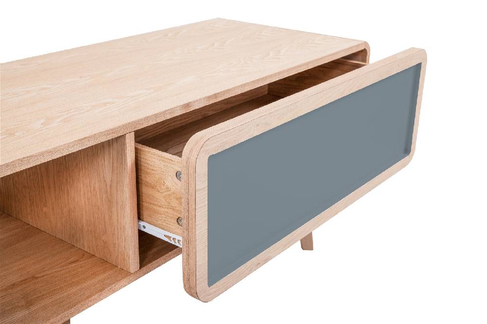 Kayoom Fernsehtisch/Sideboard - TV-Tisch Addison I Esche / Grau Osterangebot