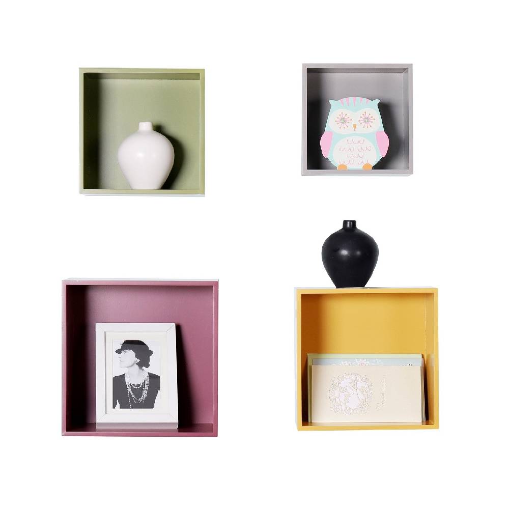 Kayoom Wandregal Quadro 210 4er-Set Online Outlet