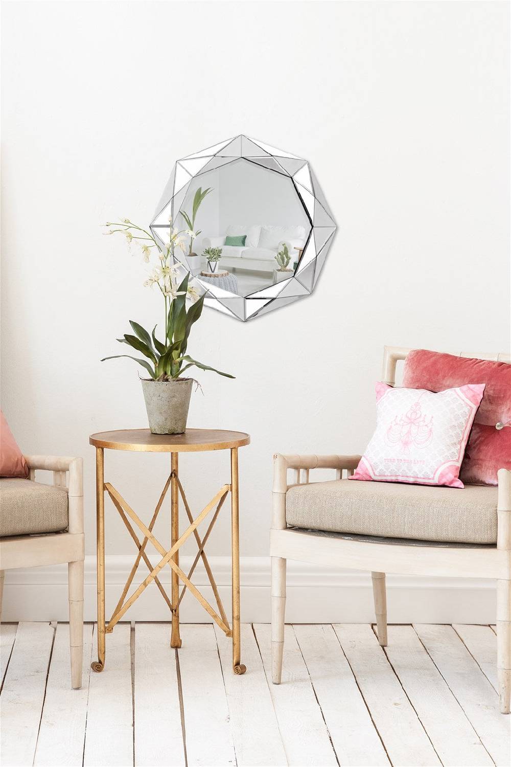 Kayoom Wandspiegel Herakles 1010 Silber Tägliche Deals