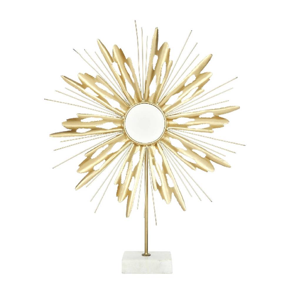 Kayoom Figur - Skulptur Ambriz 287 Gold / Weiß 50% Rabatt mit kostenlosem Versand