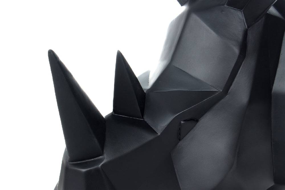 Kayoom Wanddeko Rhino 110 Schwarz Begrenzt auf 3 Tage