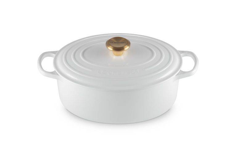 Le Creuset Ovaler Bräter aus Gusseisen Vierteljährliche Förderung