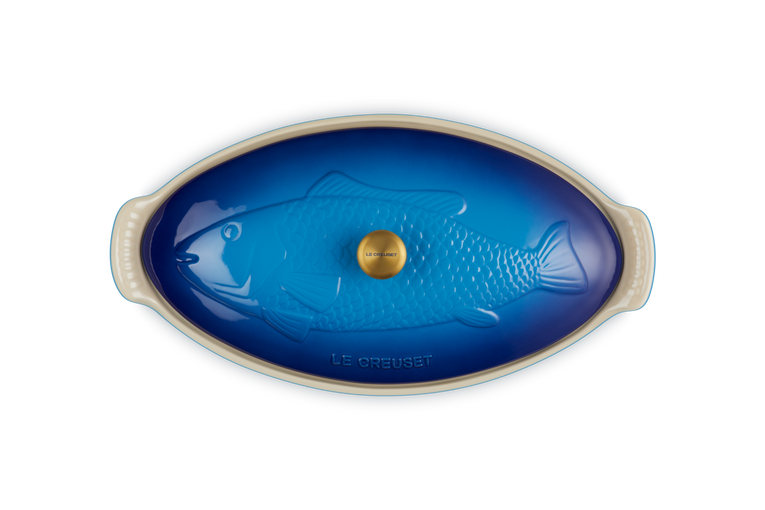 Le Creuset Fischbackform Tradition mit Deckel aus Steinzeug Discount Store für neue Produkte
