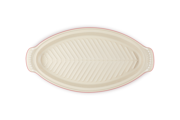 Le Creuset Fischbackform Tradition mit Deckel aus Steinzeug Super Rabatt