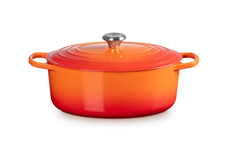 Le Creuset Ovaler Bräter aus Gusseisen