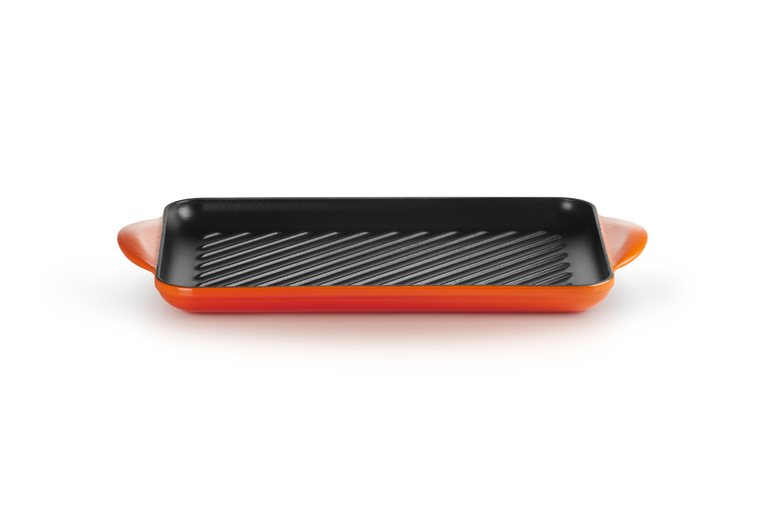 Le Creuset Rechteckige Grillplatte aus Gusseisen