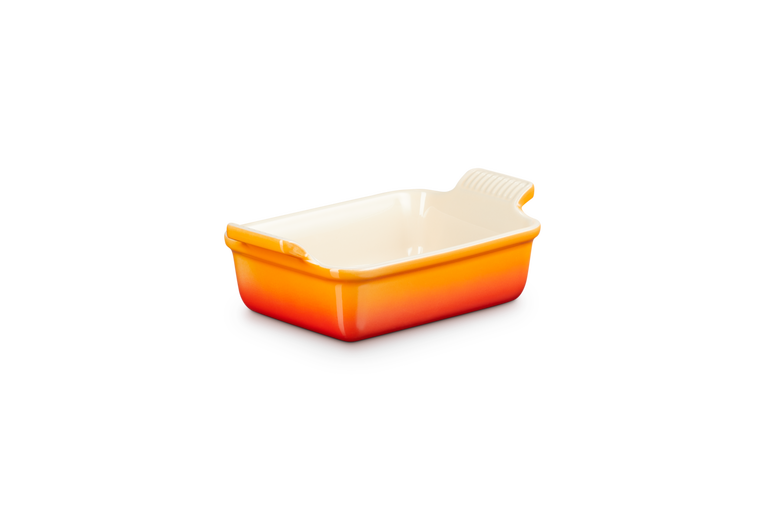 Le Creuset Rechteckige Auflaufform Tradition aus Steinzeug im Angebot