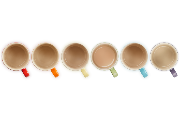 Le Creuset 6er-Set Becher Rainbow III aus Steinzeug Jubiläumsangebot