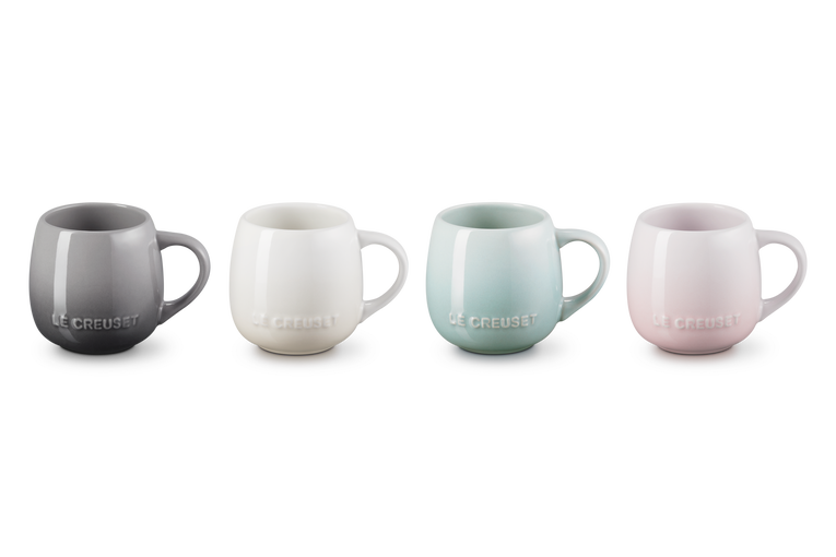Le Creuset 4er-Set Becher Coupe aus Steinzeug Lagerräumung