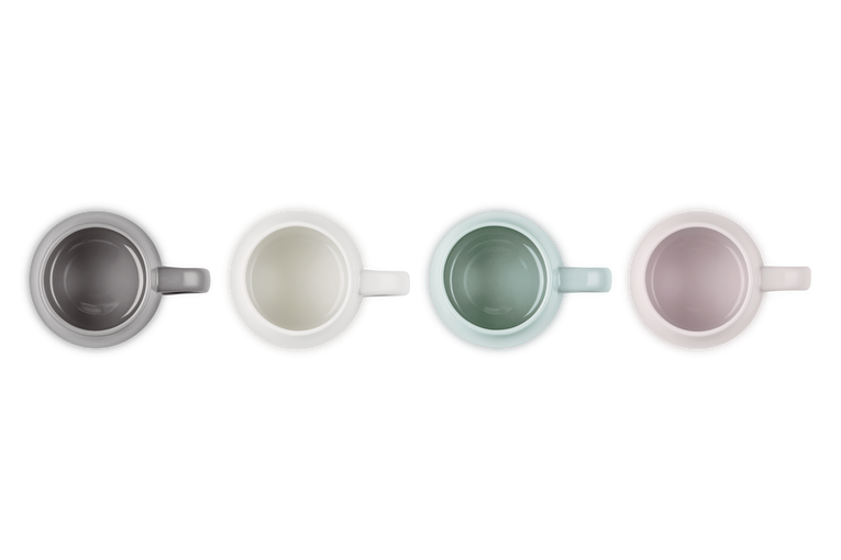 Le Creuset 4er-Set Becher Coupe aus Steinzeug Lagerräumung