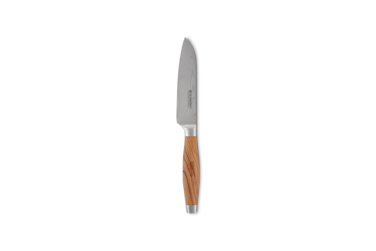 Le Creuset Santokumesser mit Olivenholzgriff