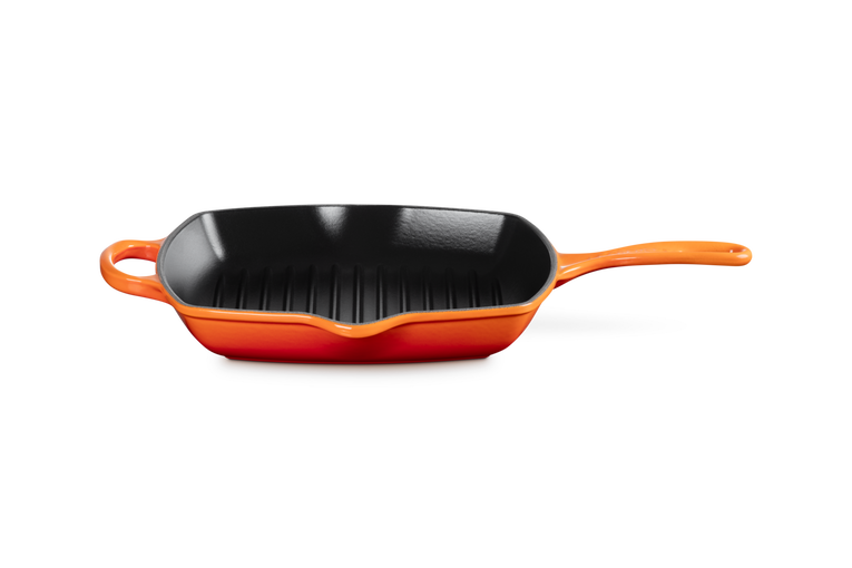 Le Creuset Quadratische Grillpfanne aus Gusseisen