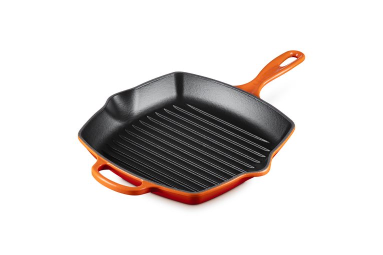 Le Creuset Quadratische Grillpfanne aus Gusseisen Online