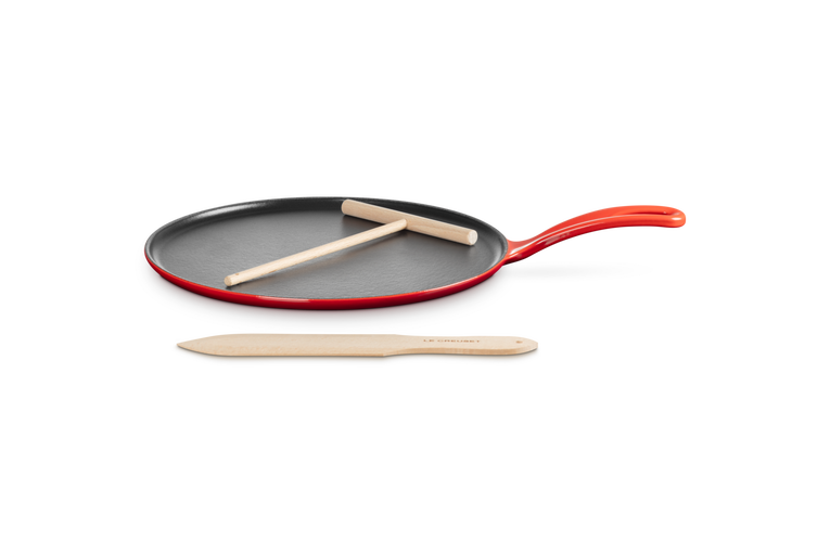 Le Creuset Kleine Crêpespfanne aus Gusseisen