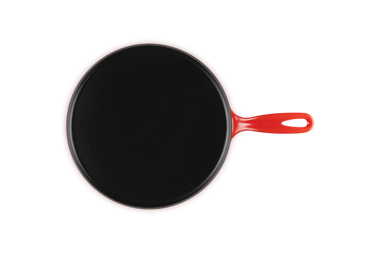 Le Creuset Kleine Crêpespfanne aus Gusseisen Auslauf