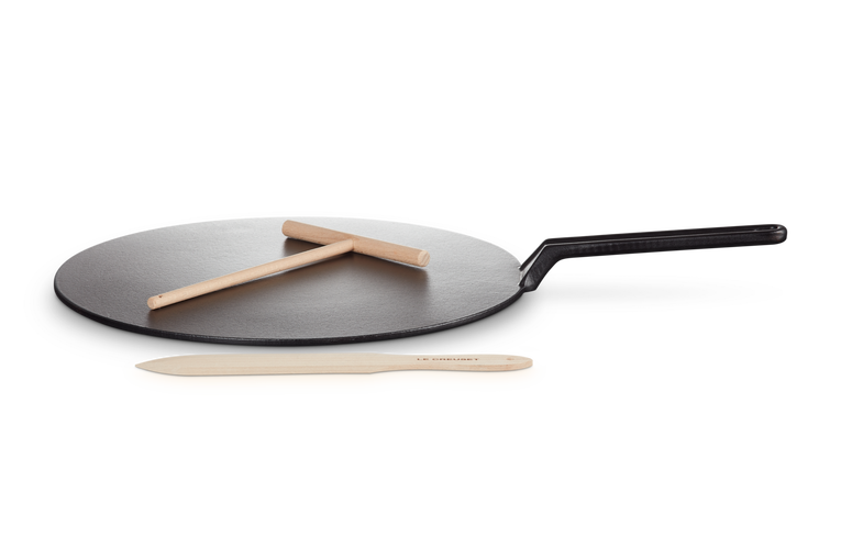 Le Creuset Große Crêpespfanne aus Gusseisen