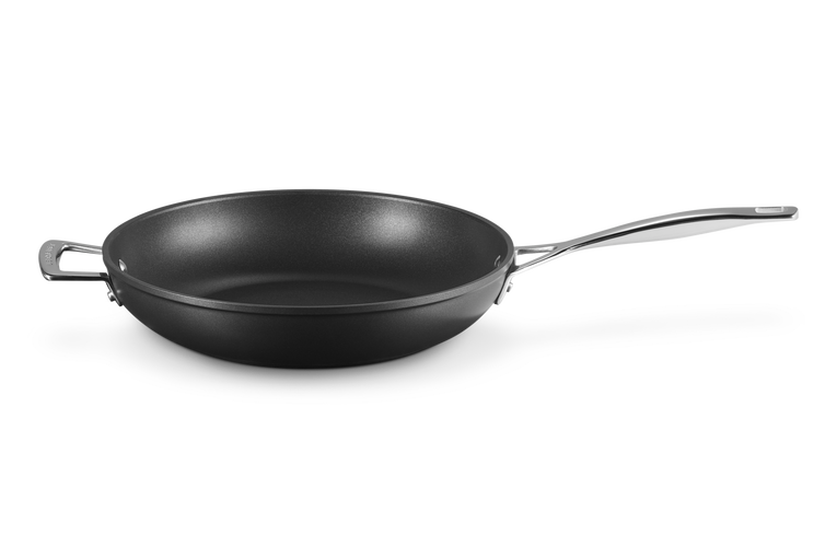 Le Creuset Aluminium-Antihaft hohe Pfanne mit Gegengriff