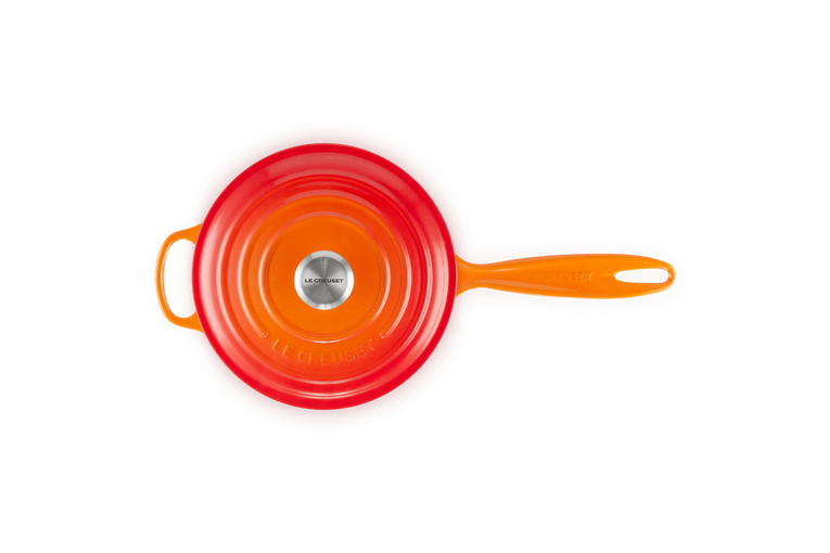 Le Creuset Stielkasserolle aus Gusseisen Fabrik Onlineshop