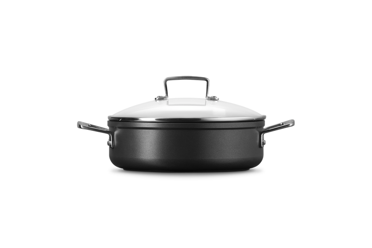 Le Creuset Aluminium-Antihaft Schmorpfanne mit Glasdeckel Fabrikpreis