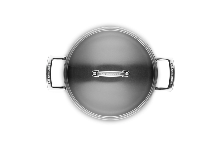 Le Creuset Aluminium-Antihaft Schmorpfanne mit Glasdeckel Fabrikpreis