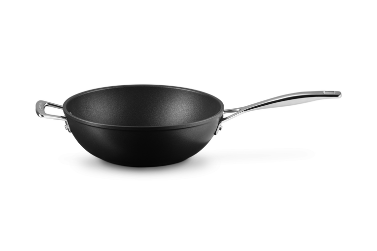 Le Creuset Aluminium-Antihaft Wok-Pfanne mit Gegengriff
